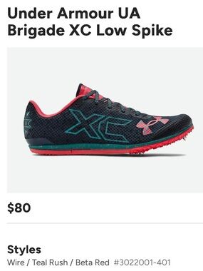 Under Armour UA Brigade XC Low Spike Shoes